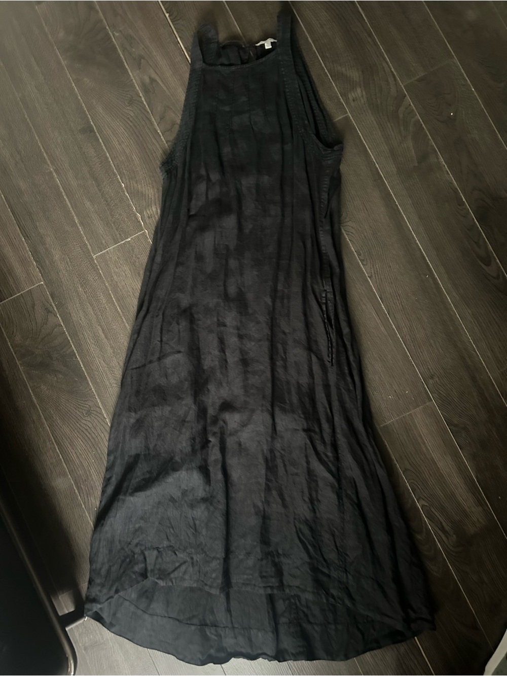 Joie Linen Black Sleeveless Maxi Dress - XL